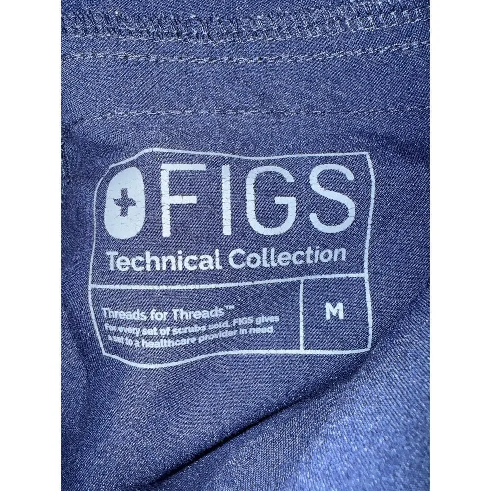 Figs Technical Collection Men’s M Cargo Scrub Pants Style T2001 Navy Blue